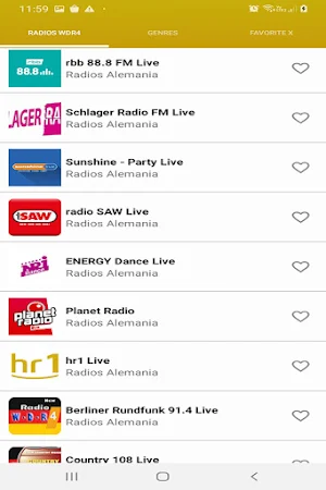 WDR 4 / Radio WDR4 Germany Screenshot 3