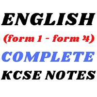 English: form 1 - 4  notes.