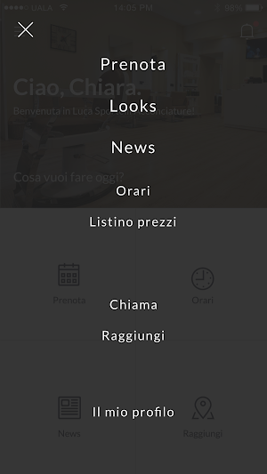 Luca Sportelli Acconciature Screenshot 2