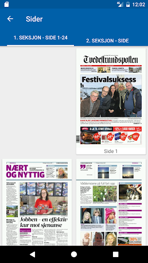 Tvedestrandsposten eAvis Screenshot 3
