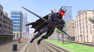 Flying Robot Hero:City Fighter Screenshot 0