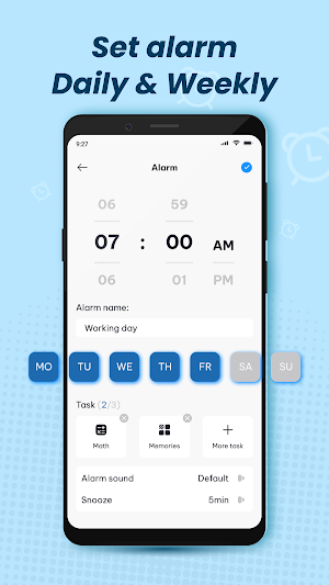 Loud Alarm Clock & Reminders Screenshot 1
