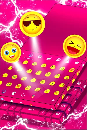 Keyboard Color Pink Theme screenshot 5