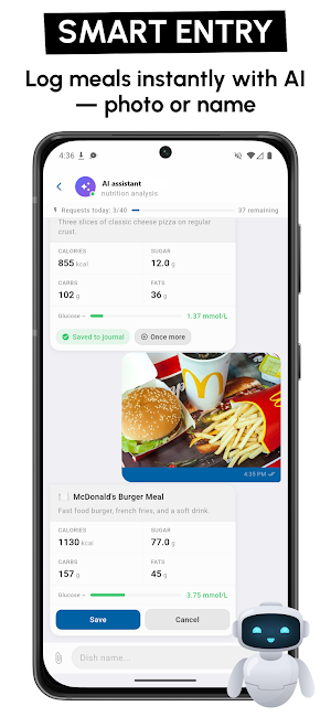 Glucose Blood Sugar Tracker Screenshot 3