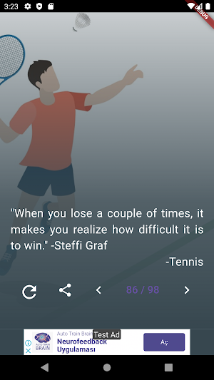 Tennis Quotes Screenshot 2