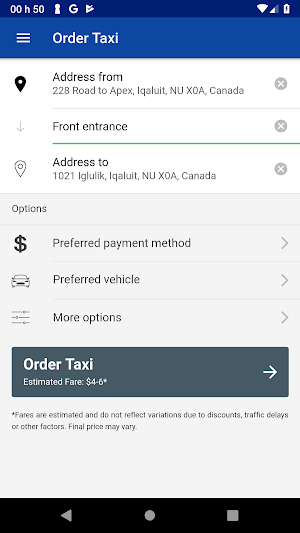 Caribou Cabs Screenshot 1