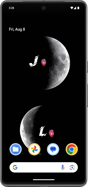 Text on Live Wallpaper Screenshot 0
