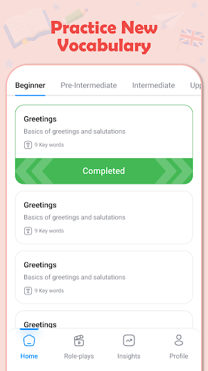 Bee Coach: AI English Speaking Screenshot 1