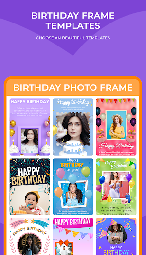 Birthday Photo Frame Screenshot 2