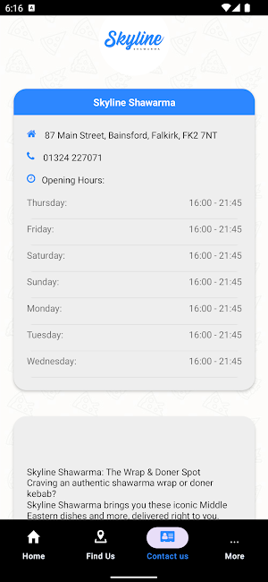 Skyline Shawarma Takeaway Screenshot 1