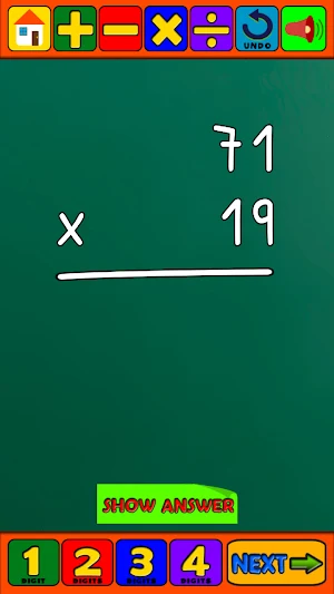 Doodle Math Flash Cards Screenshot 2