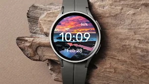 Neon Sunset - Watch Face Screenshot 3