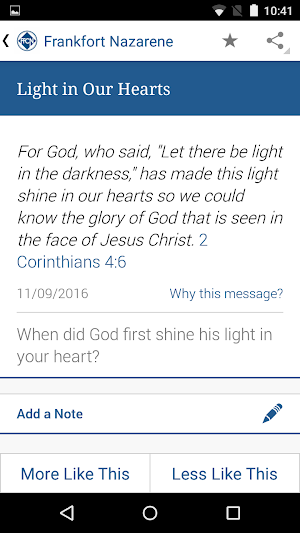 Frankfort Nazarene Screenshot 2