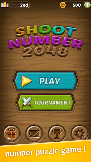 Shoot Number 2048 - Hexa Bubble Shooter Screenshot 0