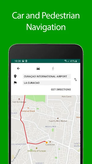 Curacao Offline Map and Travel Guide Screenshot 1
