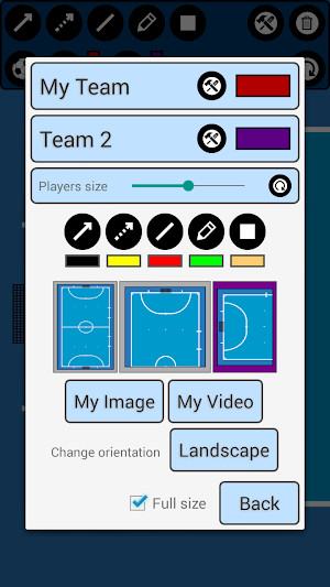 Futsal Tactic Board Screenshot 3