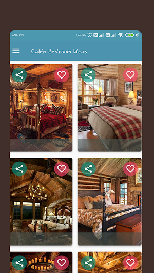 Cabin Bedroom Ideas Screenshot 1