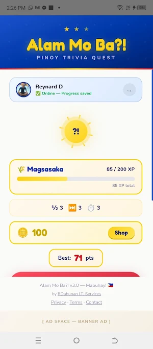 Alam Mo Ba?! Pinoy Quiz Screenshot 1