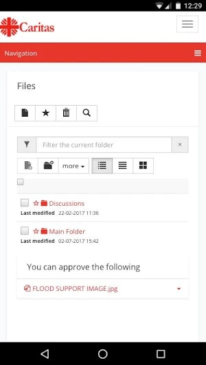 Caritas Community Screenshot 1