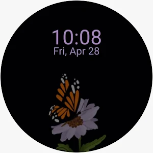 Butterfly Watch Face Animated Screenshot 1