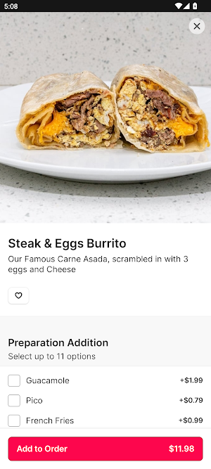 Rivas Taco Shop Screenshot 2