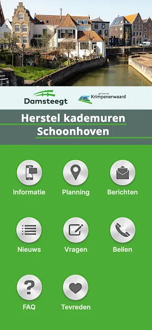 Herstel kademuren Schoonhoven Screenshot 0