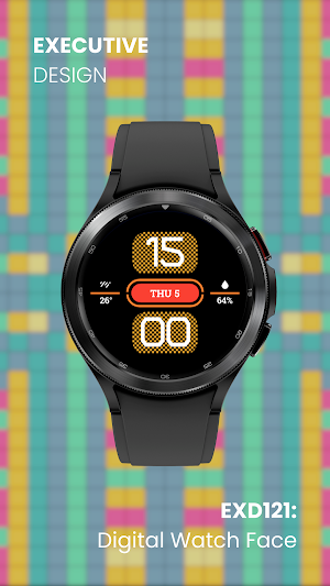 EXD121: Digital Watch Face Screenshot 1