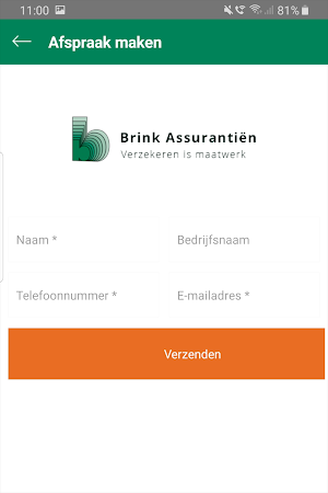 Brink Assurantiën Screenshot 2