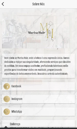 MARISA HAIR Cabelo e Estética Screenshot 0