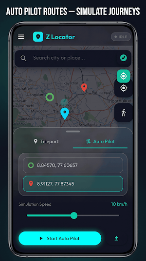 Z Locator - Fake GPS Location Screenshot 1