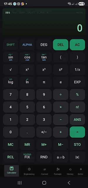 EngiCal Engineering Calculator Screenshot 0
