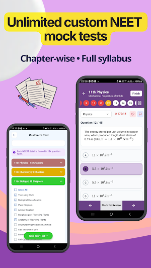 Mitos Learning NEET Prep App Screenshot 2