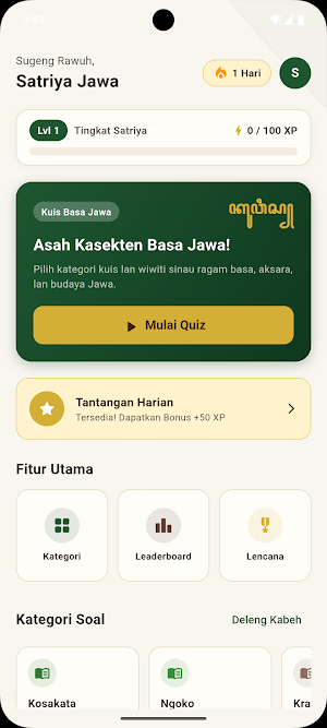 Tebak Quiz Jawa Screenshot 0
