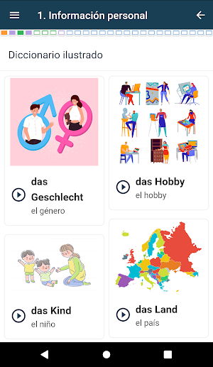 Vocabulario alemán parte 1 Screenshot 3