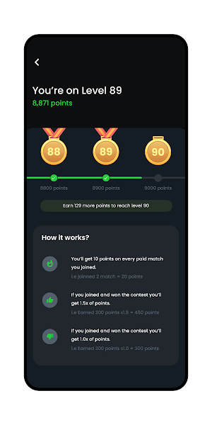 Fantasy11 : Flutter Template Screenshot 1