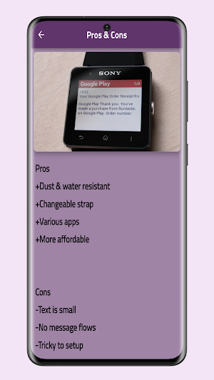 Sony Smart Watch 2 SW2 Guide Screenshot 2