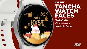Tancha Christmas Watch Face Screenshot 3
