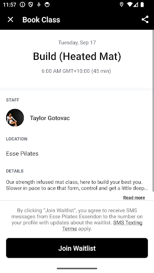 Esse Pilates Screenshot 2