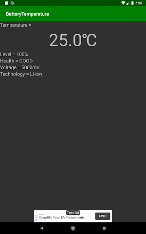 Battery Temperature Screenshot 2