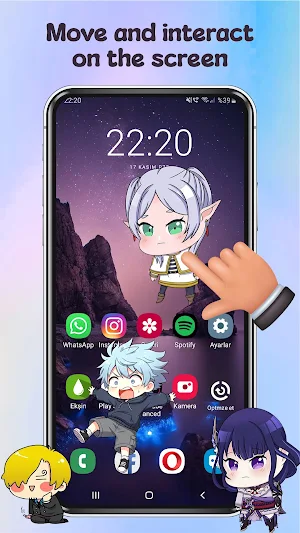 Anime Shimeji Pets On Screen Screenshot 3