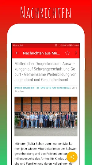 Münster Neuigkeiten Screenshot 2