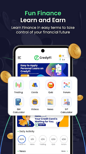 CredyFi - Earn when you Learn Screenshot 0