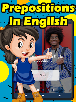Learning English prepositions in sentences & words Screenshot 3