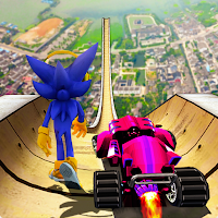 Hedgehog Rope Hero Car Stunts