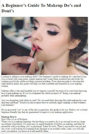 How to Do Makeup for Beginners Screenshot 2
