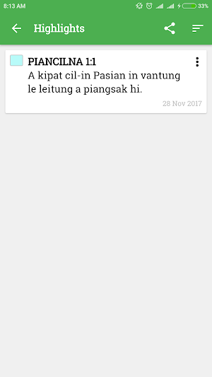 Tedim Bible Screenshot 3