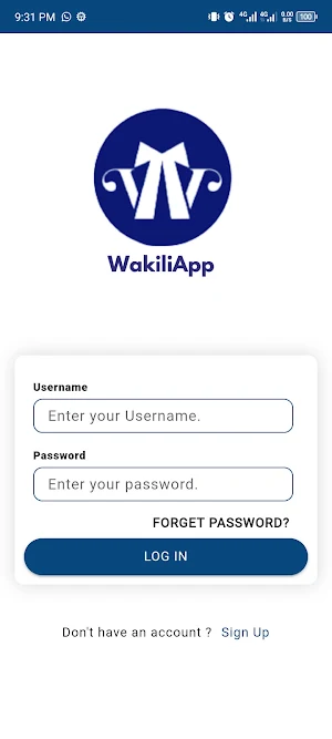 WakiliApp - Legal Services Screenshot 0