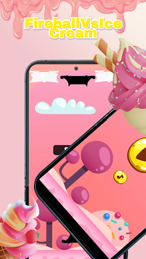 Fireball  VsIce Cream Screenshot 1