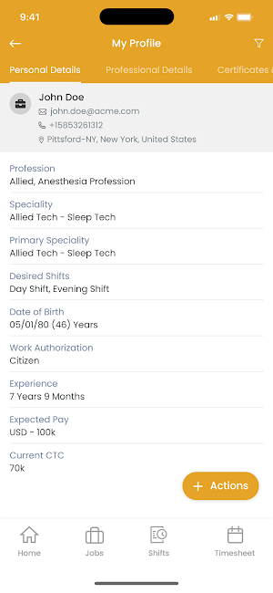 Locum Square Screenshot 1
