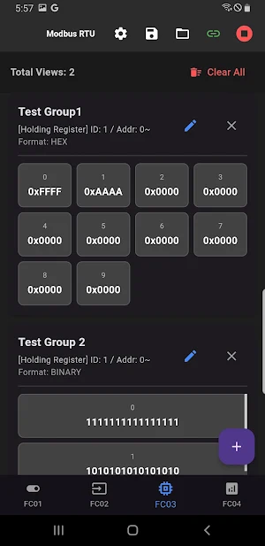 Modbus RTU Station Screenshot 3